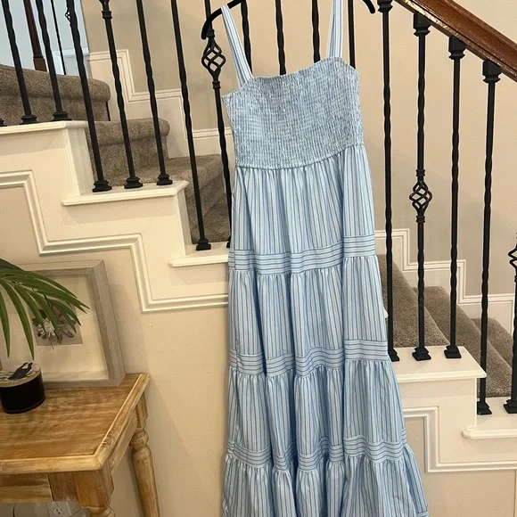 NWT Commense Striped Maxi Dress-Size XL - Picture 3 of 11